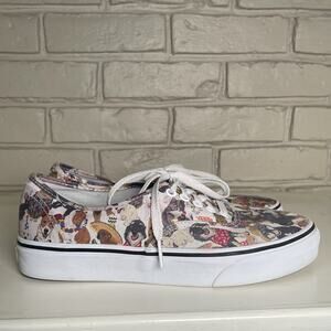 Vans ASPCA Shoes Men’s 7.5 Cats Dogs Print Women’s 9 Lace Sneaker
